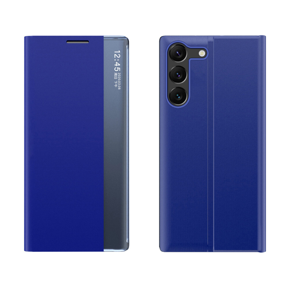 Hurtel Xiaomi POCO C65 / Redmi 13C atverams vāciņš maciņš grāmatiņa New Sleep View, zils