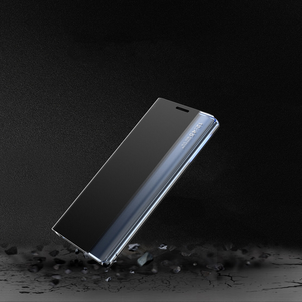 Hurtel Xiaomi POCO C65 / Redmi 13C atverams vāciņš maciņš grāmatiņa New Sleep View, melns