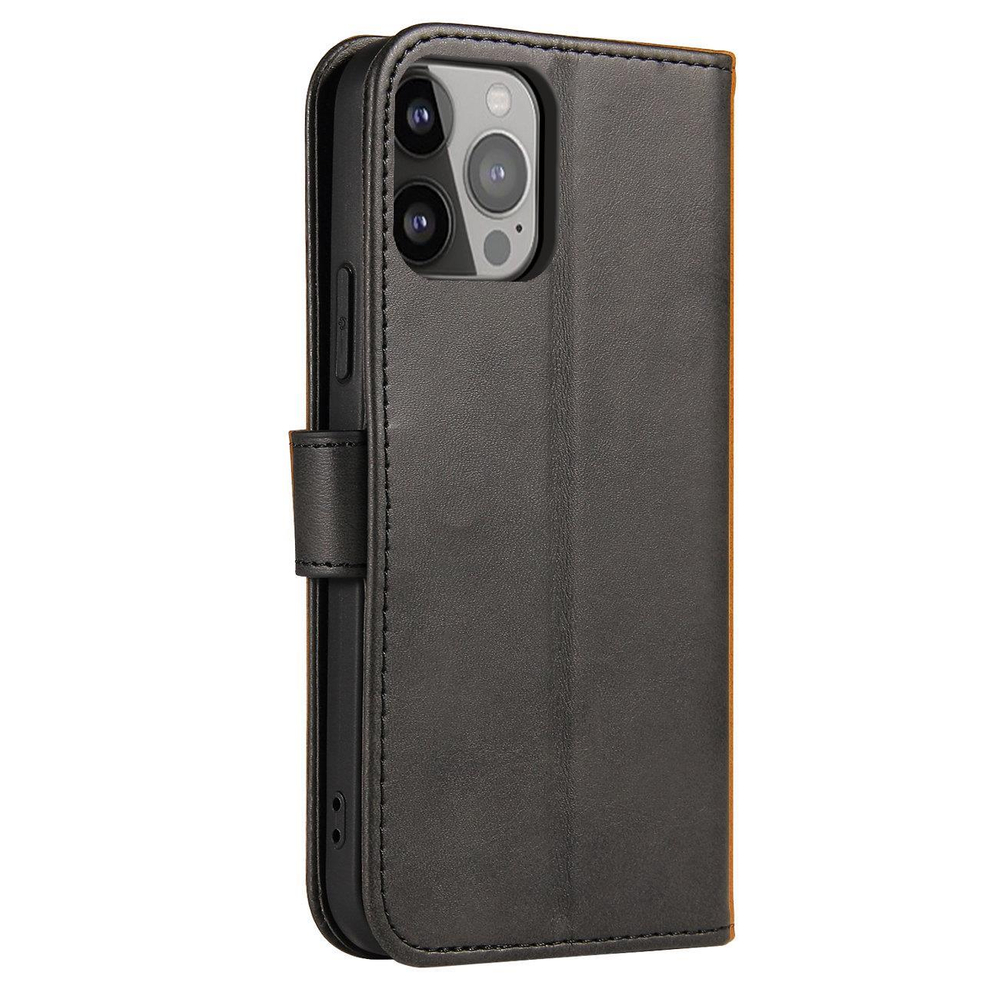 Magnet Case For Samsung A15 With Flap And Wallet - Black