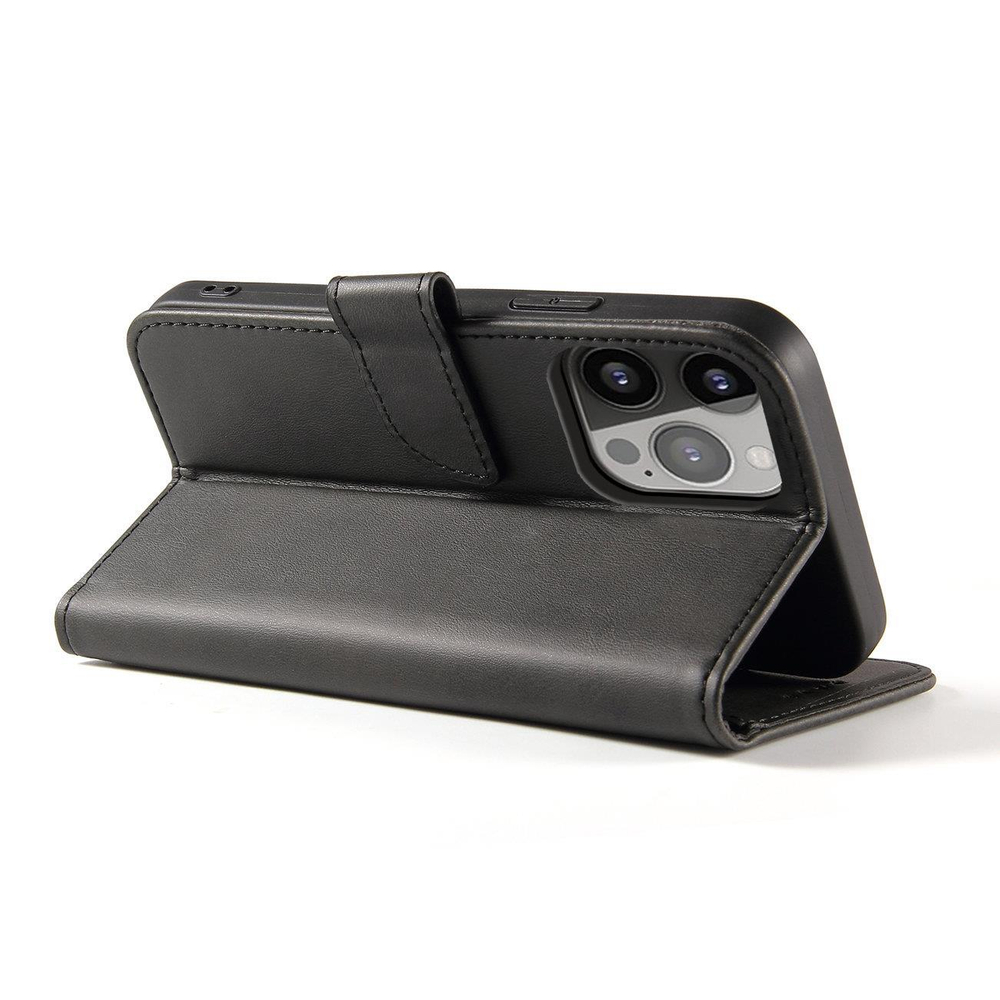 Xiaomi 14 atverams vāciņš maciņš grāmatiņa Magnet Case, melns