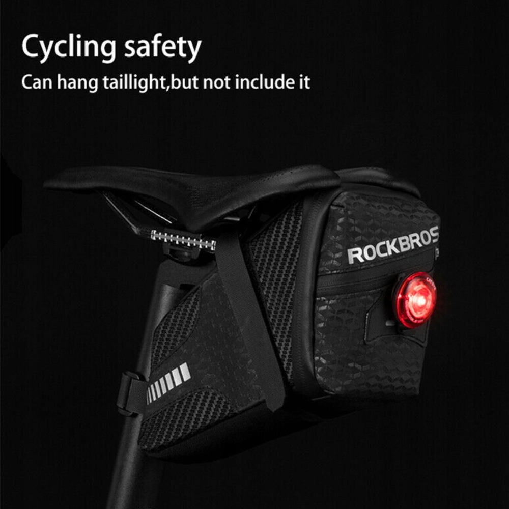 Rockbros C29-BK ūdensizturīga velosipēda somiņa zem segliem, melna