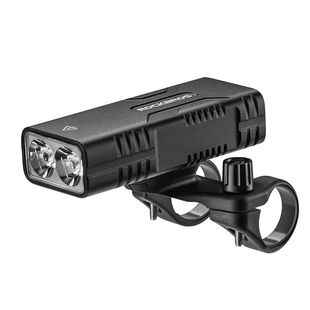 Rockbros 24310002001 velosipēda lukturis 850 lm ar powerbank funkciju, melns