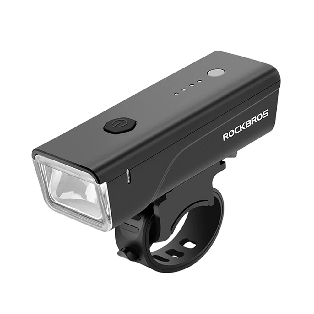 Rockbros 24510003001 velosipēda priekšējais lukturis 260lm, melns