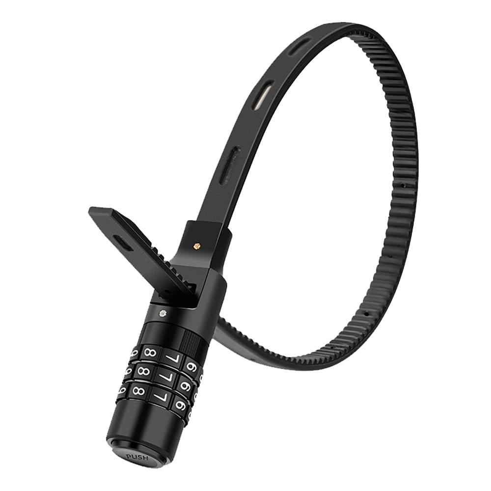 Rockbros 3240001001 velosipēda koda slēdzene, 0.5 m, melna