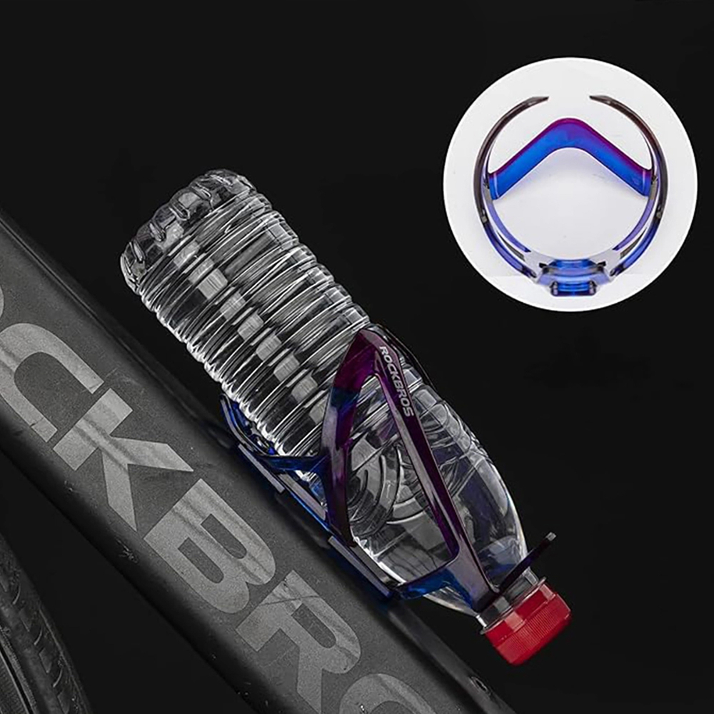 Rockbros FK338 velosipēda pudeļu turētājs, zili violets