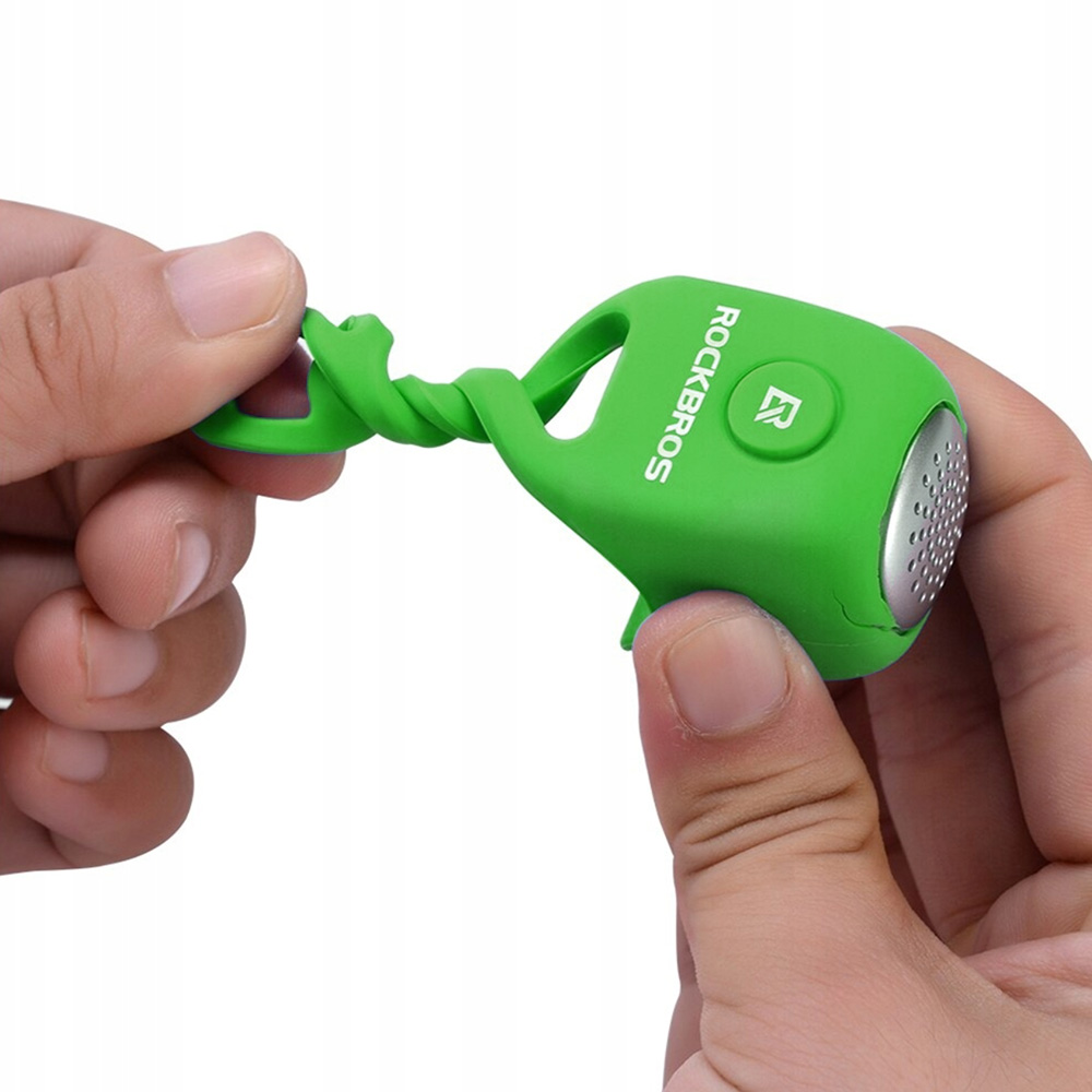 Rockbros CB1709GN elektroniskais velosipēda zvans, zaļš