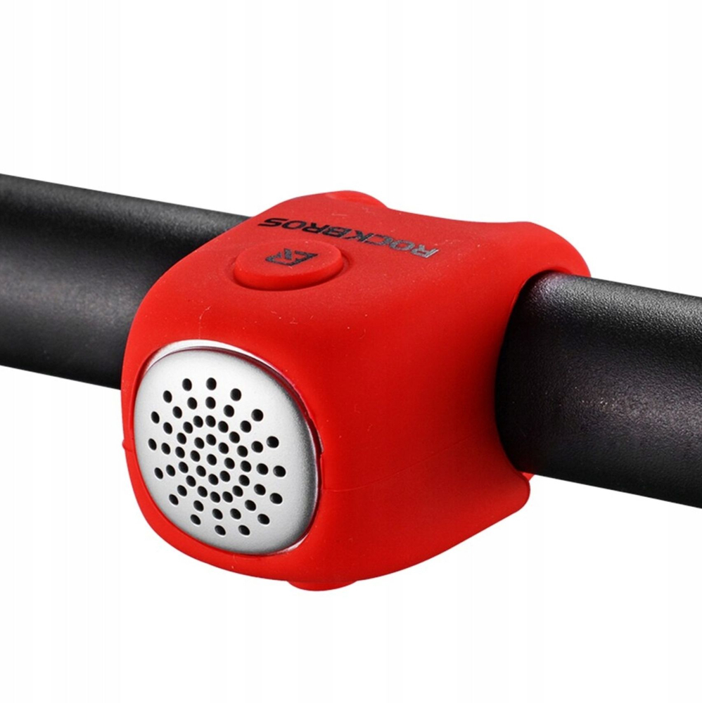 Rockbros CB1709RD elektroniskais velosipēda zvans, sarkans