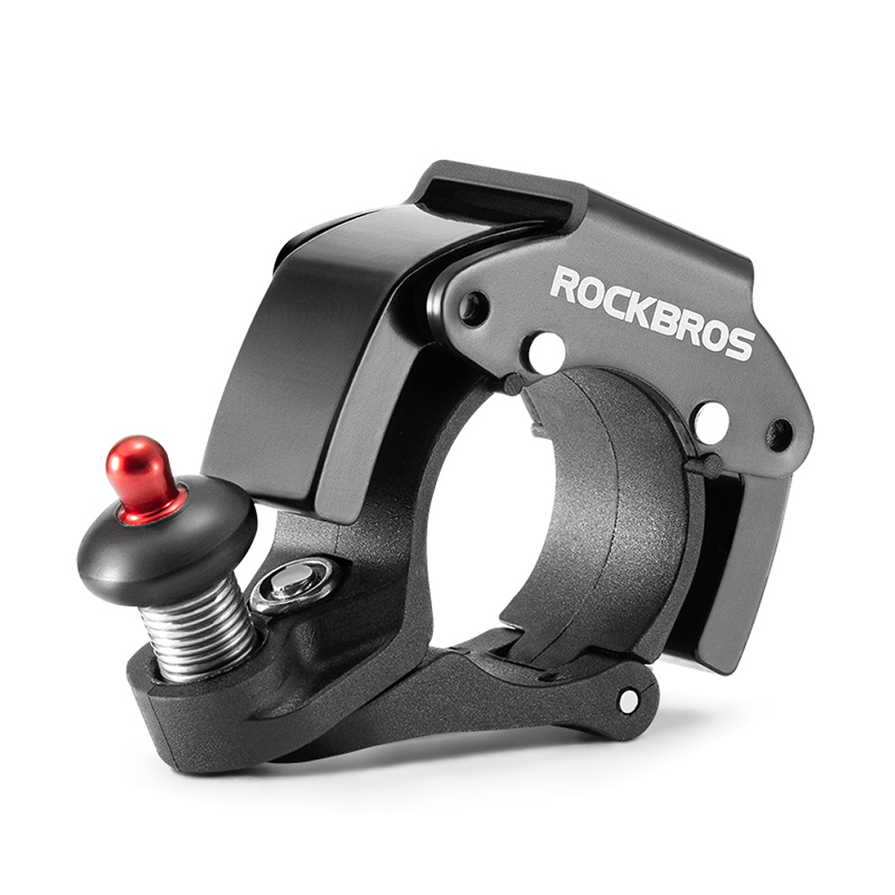 Rockbros C-veida velosipēda zvans, melns