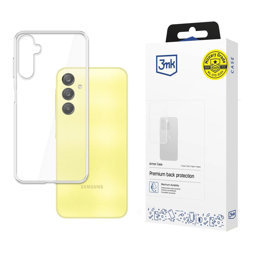 3mk Armor Case Samsung Galaxy A25 5G vāciņš, caurspīdīgs