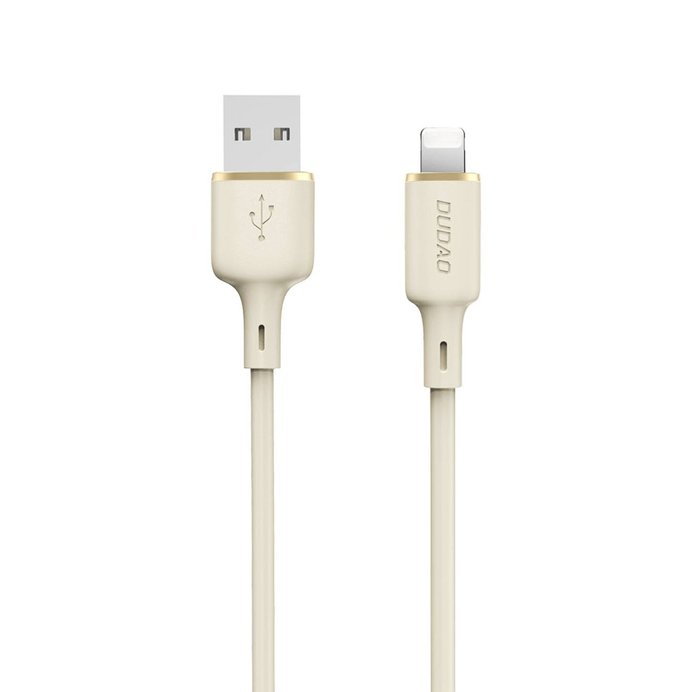 Dudao L7SL USB-A uz Lightning kabelis 5A, 1m, Bēšs