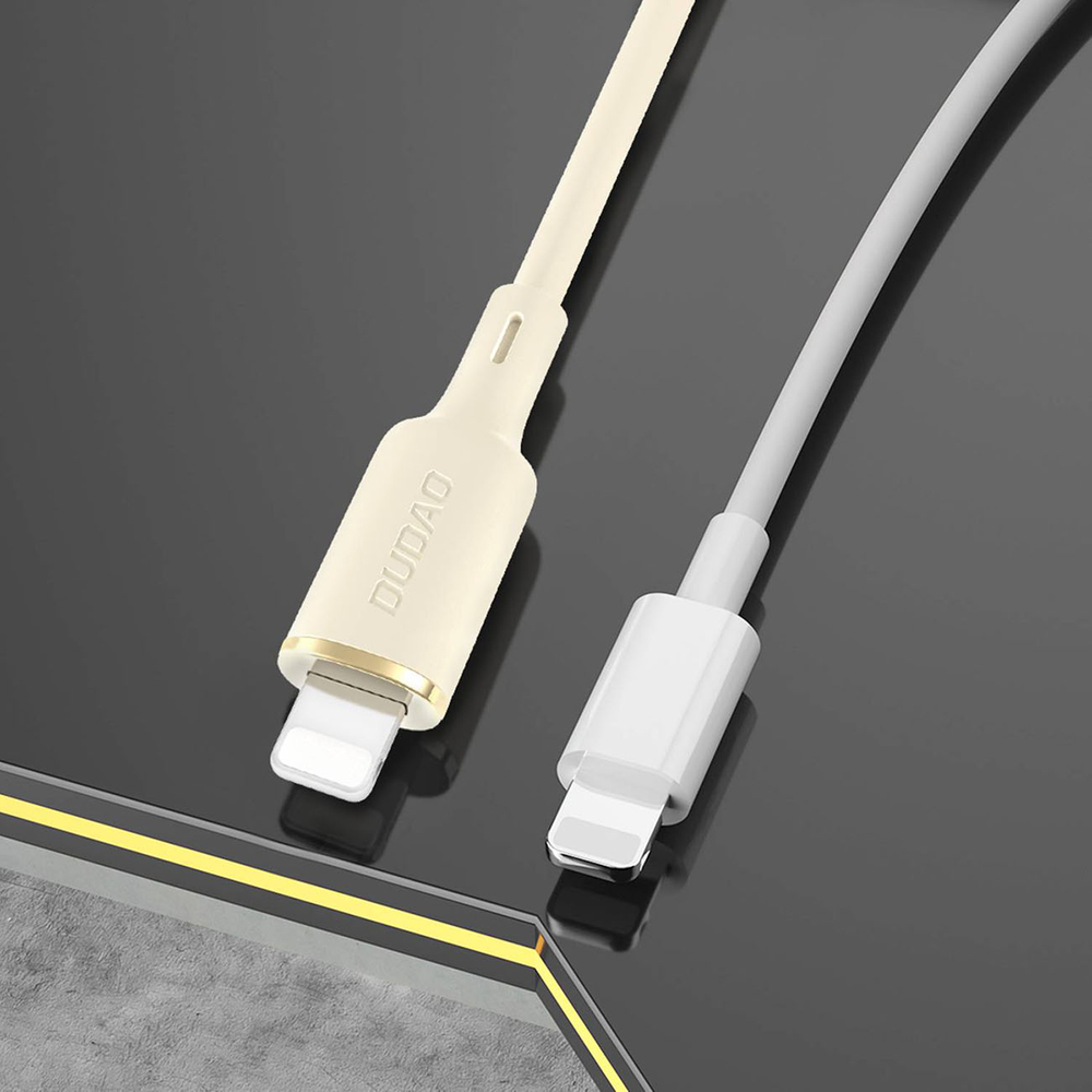 Dudao L7SL USB-A uz Lightning kabelis 5A, 1m, Bēšs