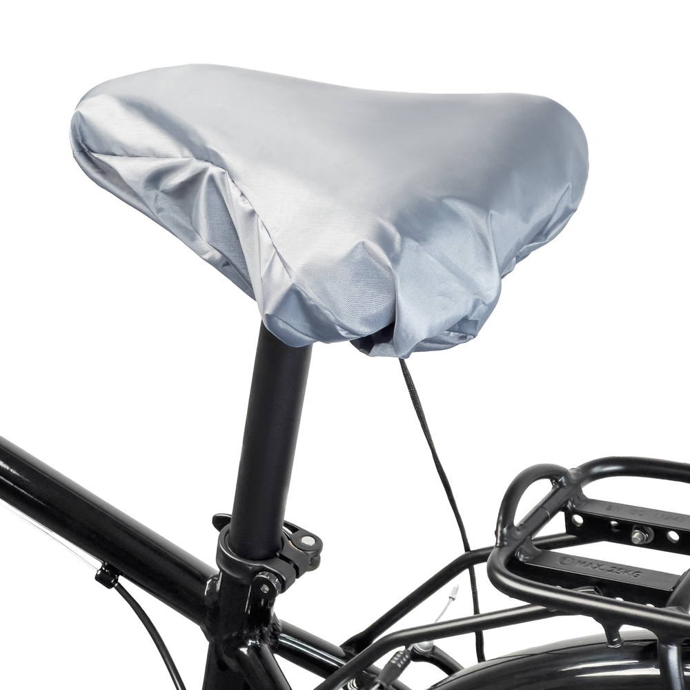 Ūdensizturīgs velosipēda sēdekļa pārvalks, pelēks