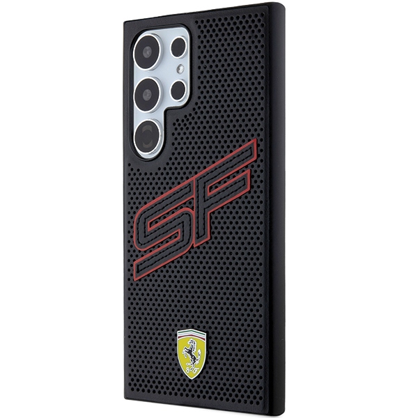 Ferrari Samsung Galaxy S24 Ultra vāciņš Big SF Perforated, melns