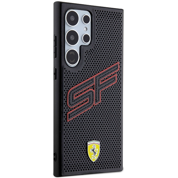Ferrari Samsung Galaxy S24 Ultra vāciņš Big SF Perforated, melns