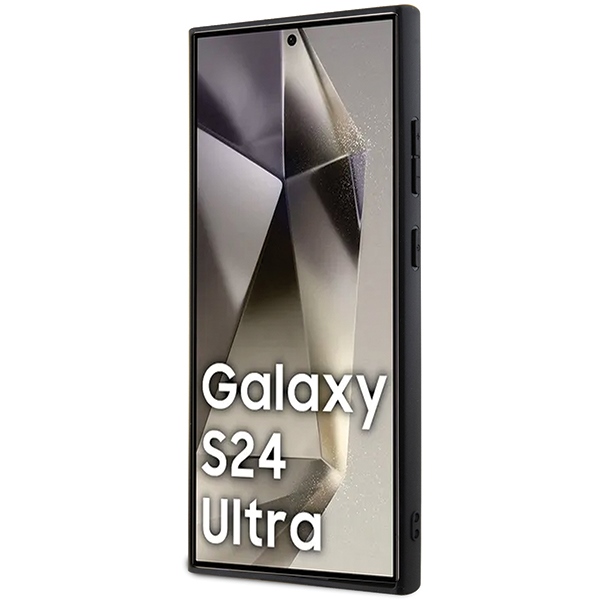 Ferrari Samsung Galaxy S24 Ultra vāciņš Hot Stamp V Lines MagSafe, melns