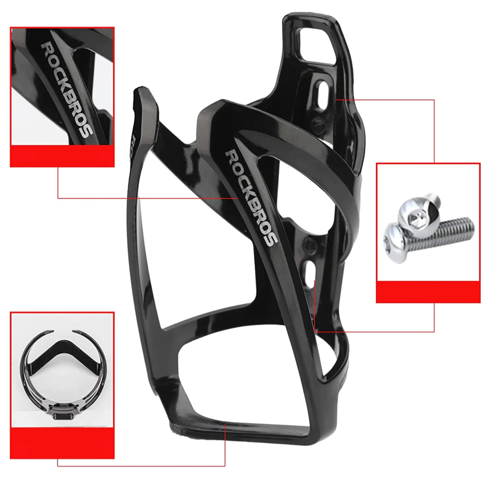 Rockbros FK338 velosipēda pudeļu turētājs, melns