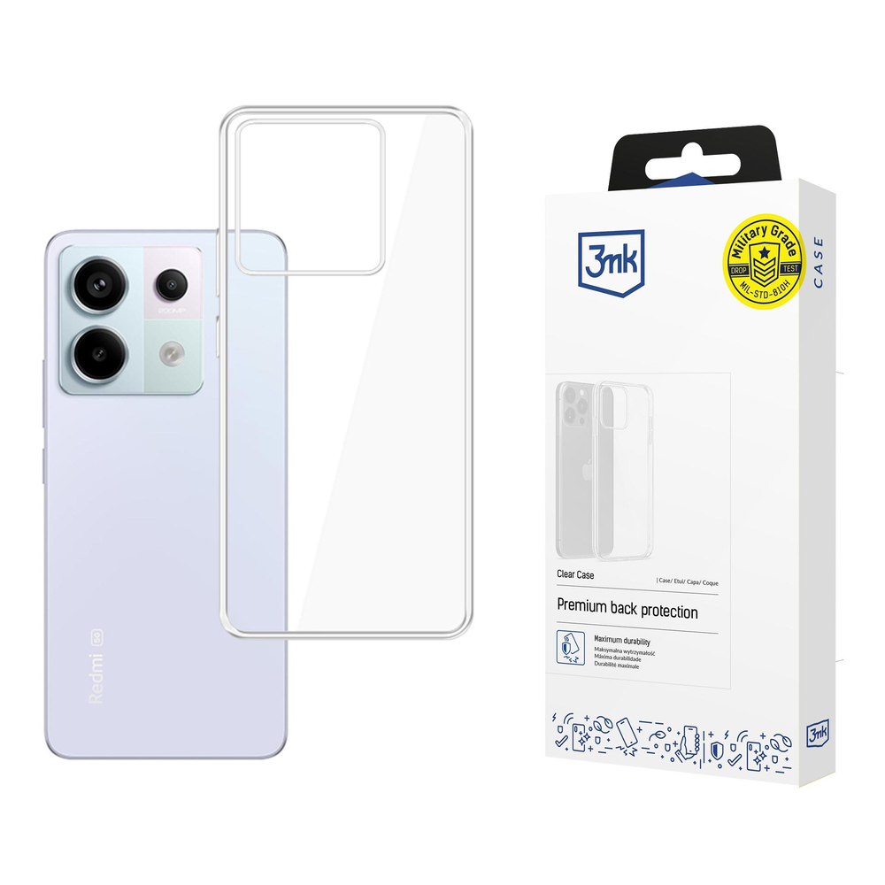 3mk Clear Case Xiaomi Redmi Note 13 Pro 5G vāciņš, caurspīdīgs