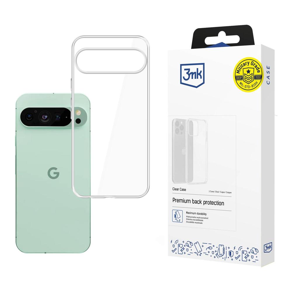 3Mk Protection Clear Case vāciņš Google Pixel 9 Pro XL, Caurspīdīgs