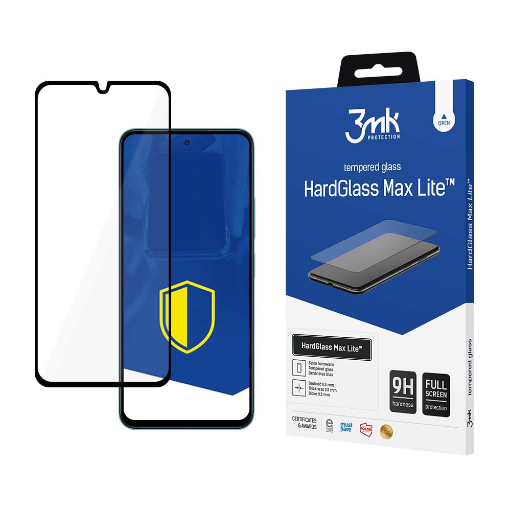 3Mk HardGlass Max Lite™ aizsargstikls Poco M6 5G