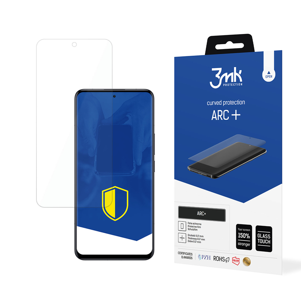 Xiaomi 14 Ultra Aizsargplēve uz Visu Ekrānu | 3MK ARC+ Protective Film Rounded Fullscreen Protector