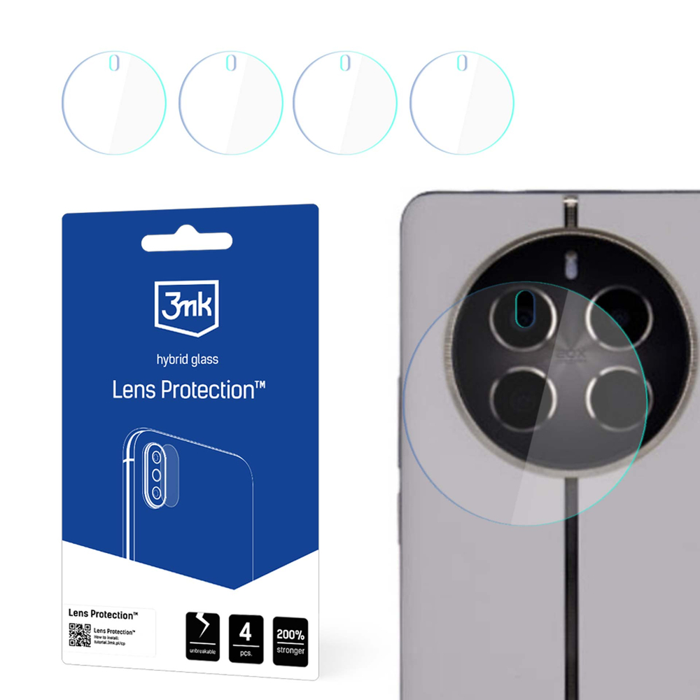 3mk Lens Protection™ hibrīda aizsargstikls kamerai Realme 12 Pro / 12 Pro+