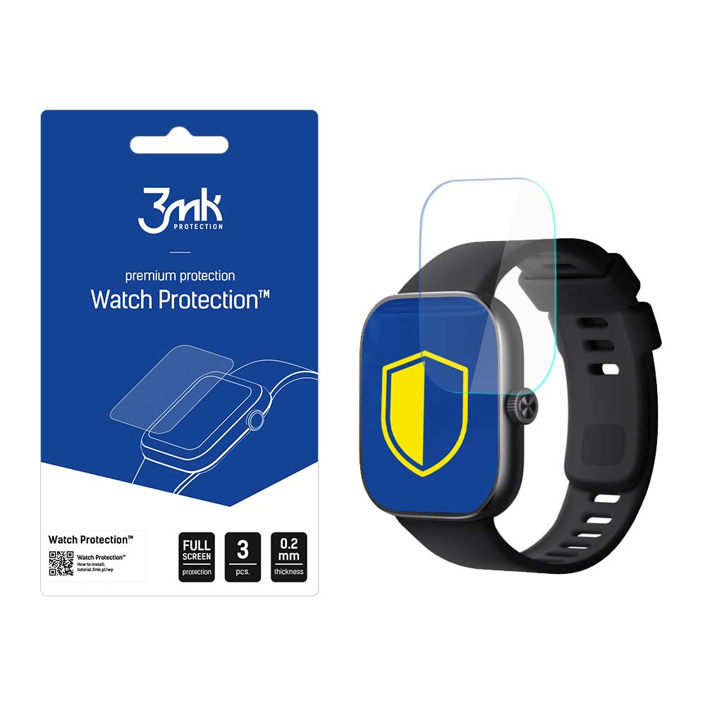 3mk Watch Protection™ hibrīda aizsargstikls Xiaomi Redmi Watch 4