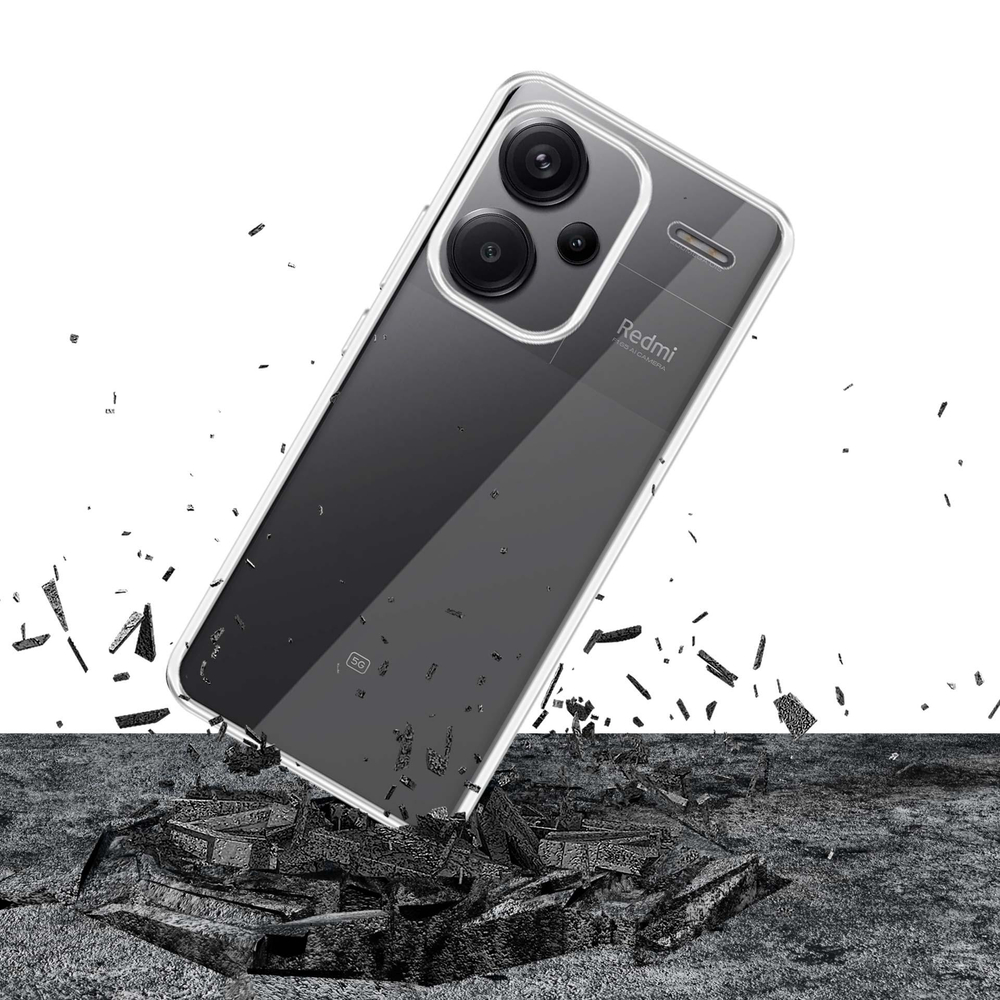 3mk Clear Case vāciņš Xiaomi Redmi Note 13 Pro+ - caurspīdīgs