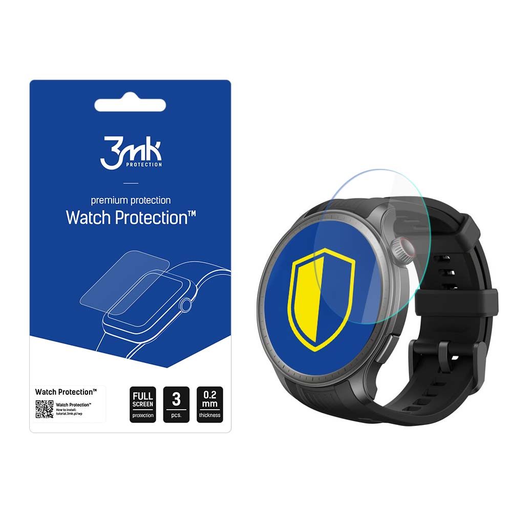 3mk Watch Protection hibrīda aizsargstikls Amazfit Balance