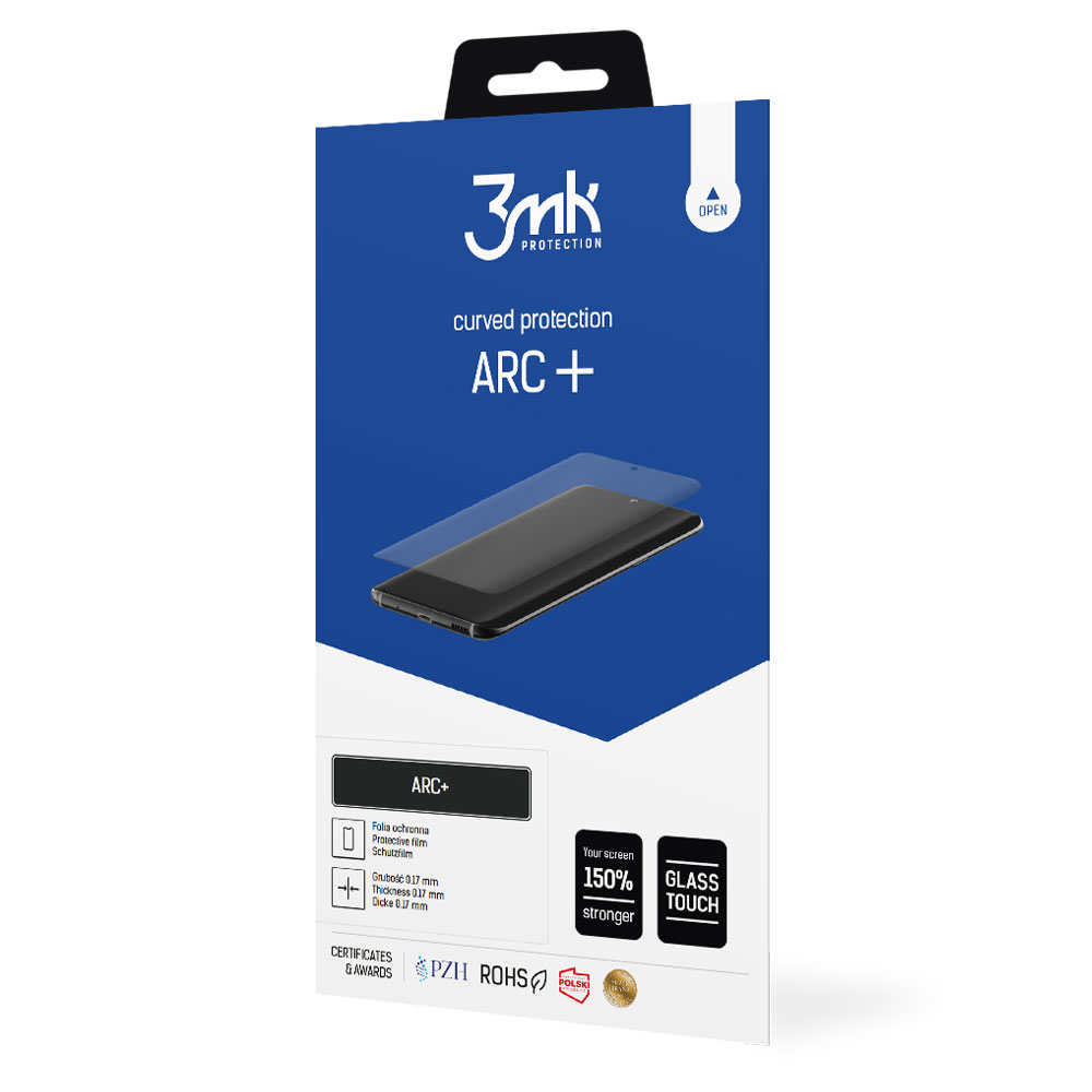 Xiaomi Redmi Note 13 4G Aizsargplēve uz Visu Ekrānu | 3MK ARC+ Protective Film Rounded Fullscreen Protector