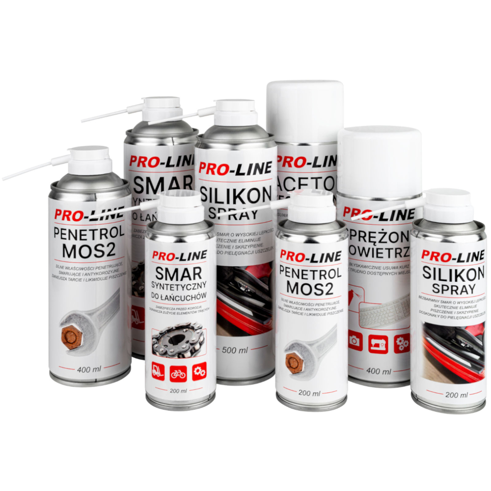 Silikona smērviela blīvējumu kopšanai PRO-LINE 500ml | Silicone spray grease for seal care
