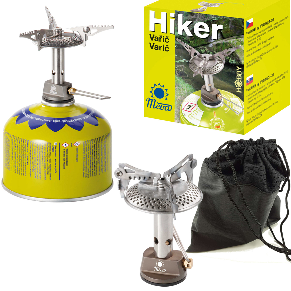 Meva HIKER tūrisma gāzes plītiņa, 70g / 2.4kW