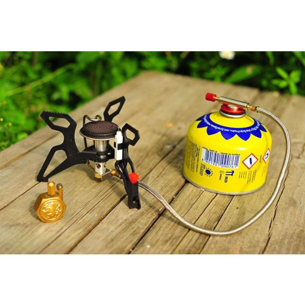 Meva SPIDER PRO tūrisma gāzes plītiņa ar pjezo aizdedzi, 3kW