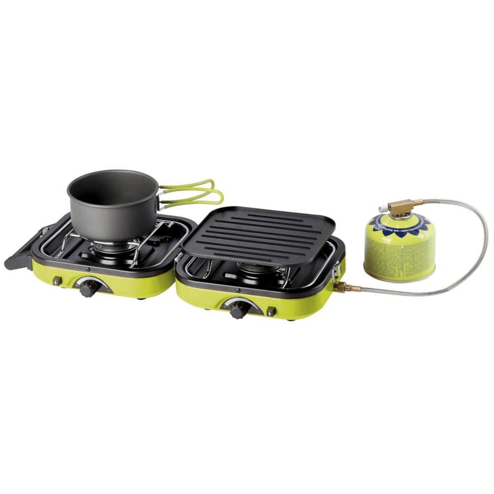 Meva DUAL COMPACT divu degļu tūrisma plīts ar grilu