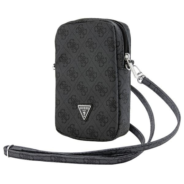 Guess Zip 4G Triangle pleca somiņa telefonam, melna