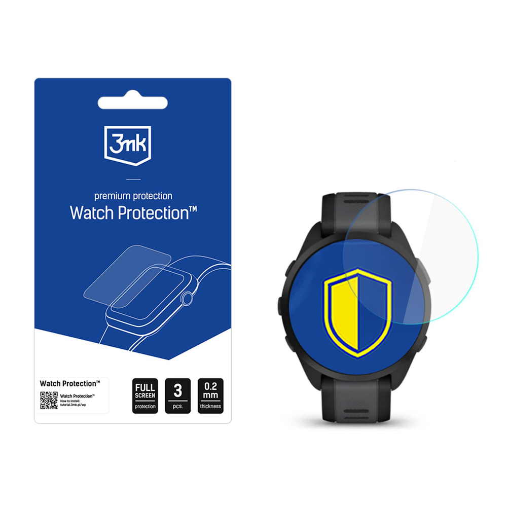 3mk Watch Protection hibrīda aizsargstikls Garmin Forerunner 165