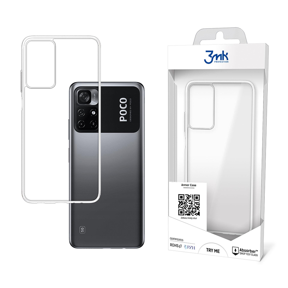 3mk Armor Case Xiaomi Redmi Note 11S 5G / Poco M4 Pro 5G vāciņš, caurspīdīgs