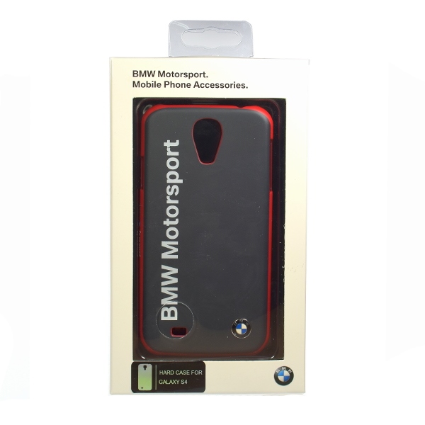 BMW Motorsport vāciņš Samsung Galaxy S4, melns