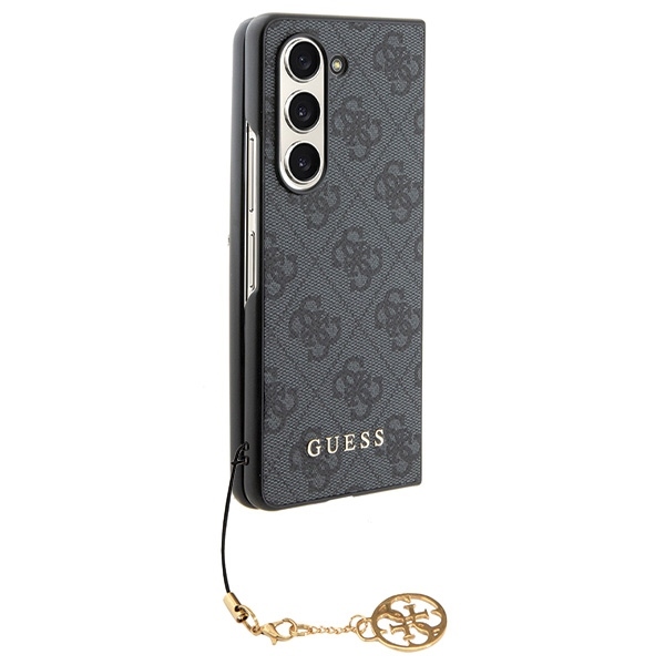 Guess Samsung Galaxy Z Fold5 vāciņš 4G Charms Collection, pelēks
