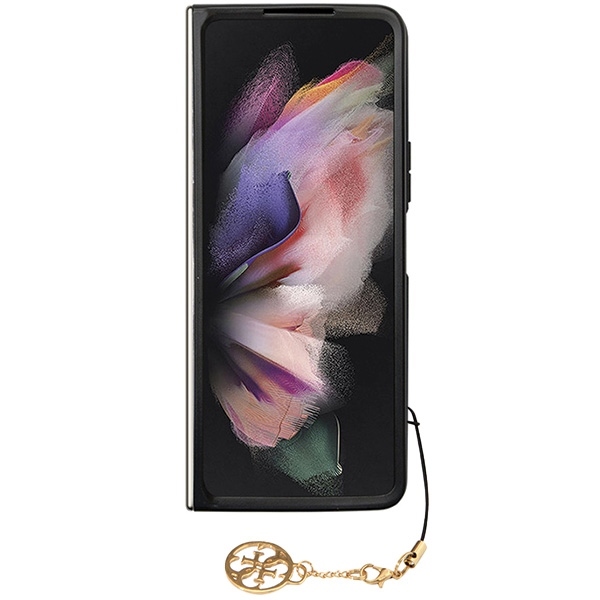 Guess Samsung Galaxy Z Fold5 vāciņš 4G Charms Collection, pelēks