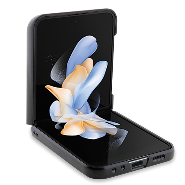 Karl Lagerfeld Saffiano Monogram Choupette Pin vāciņš Samsung Galaxy Z Flip 5, Melns