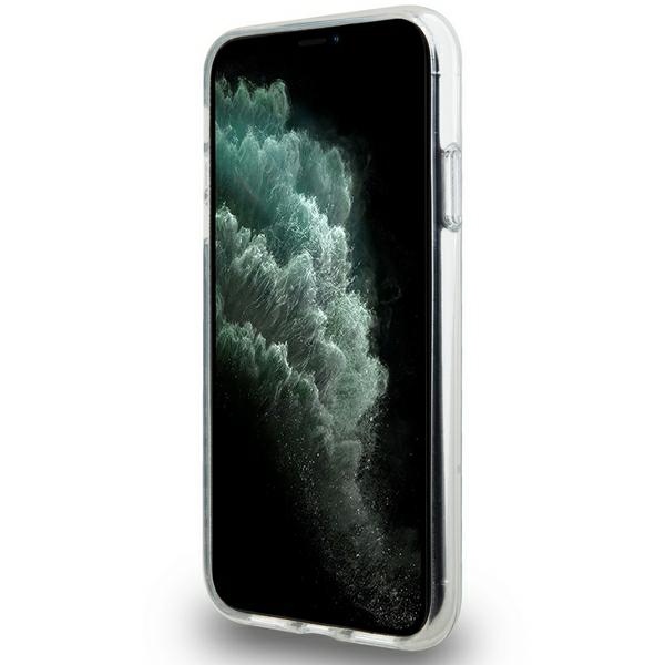 DKNY iPhone 11 / XR vāciņš IML Mono & Stripe MagSafe, melns