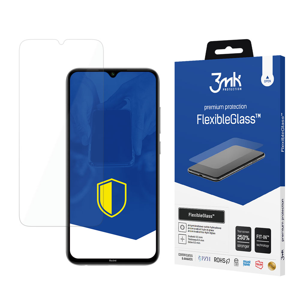 3mk FlexibleGlass hibrīda aizsargstikls Xiaomi Redmi Note 8