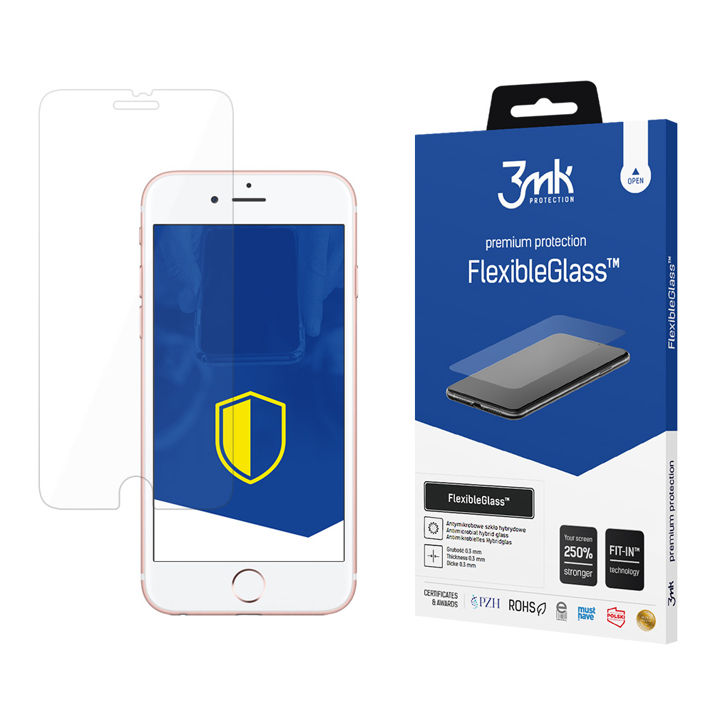 3mk FlexibleGlass hibrīda aizsargstikls iPhone 7 Plus