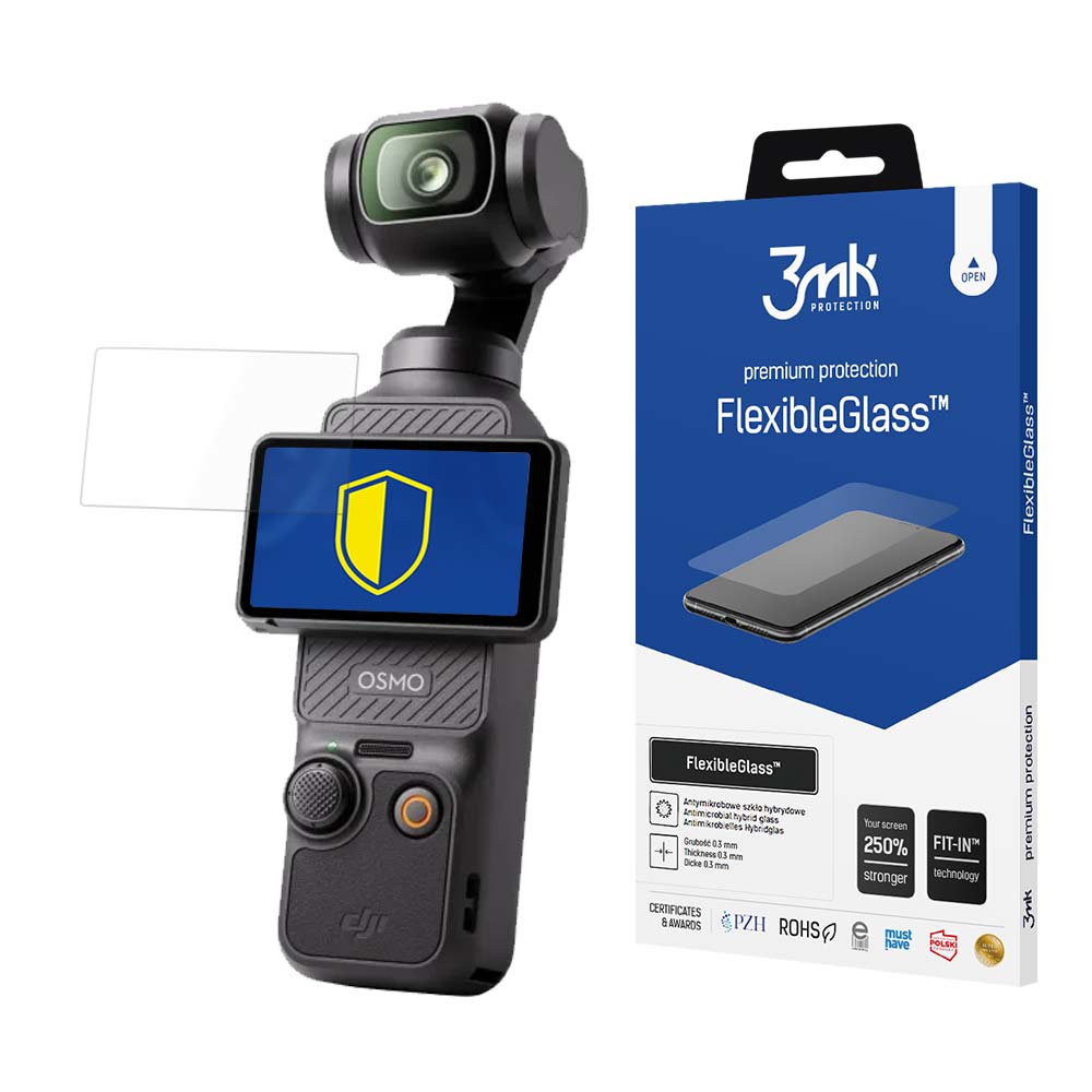 3mk FlexibleGlass hibrīdstikls DJI Osmo Pocket 3