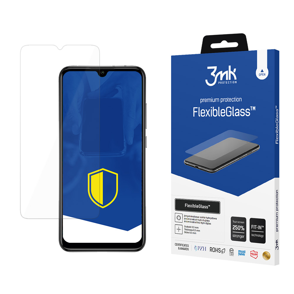 3mk FlexibleGlass hibrīda aizsargstikls Xiaomi Redmi 9