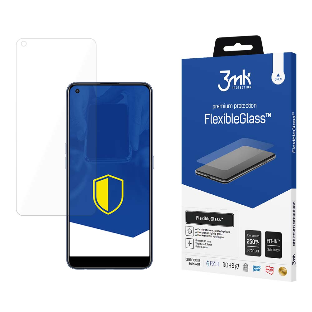3mk FlexibleGlass hibrīda aizsargstikls Realme 7 Pro