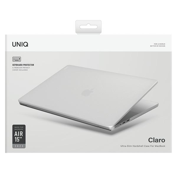 Uniq Claro MacBook Air 15\'\' korpuss (2023) - caurspīdīgs | 15'' case transparent