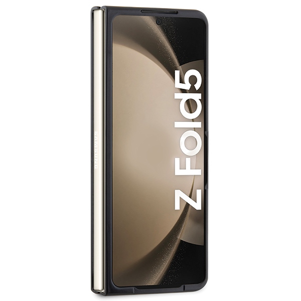 Mercedes Samsung Galaxy Z Fold 5 vāciņš Leather Urban, melns