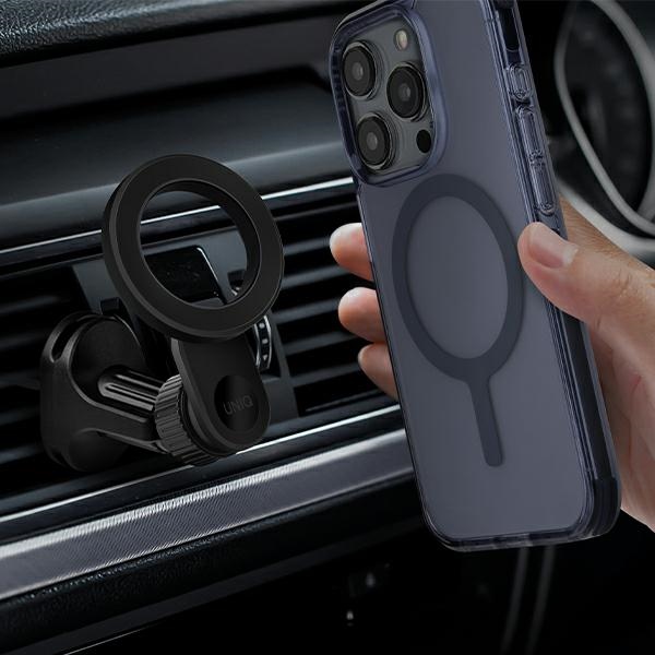 Uniq Trelix Car magnētiskais turētājs automašīnas ventilācijas atverei - melns | magnetic holder for air vent...