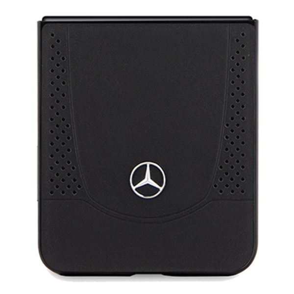 Mercedes Samsung Galaxy Z Flip 5 vāciņš Leather Urban, melns